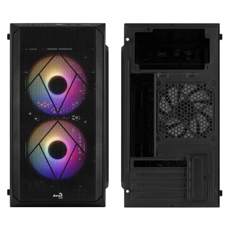 Caja/Torre Aerocool CS 107 V2 RGB Negro