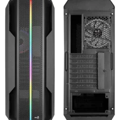 Caja/Torre Aerocool Splinter Duo ARGB Negro