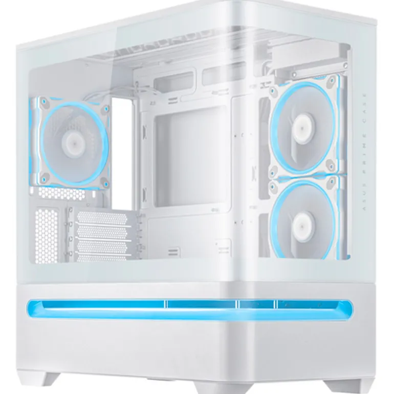 Caja/Torre Asus Prime AP202 TG ARGB Blanco