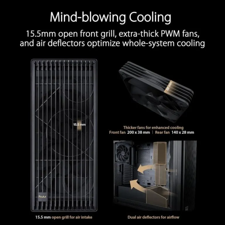 Caja/Torre Asus ProArt PA602 Negro