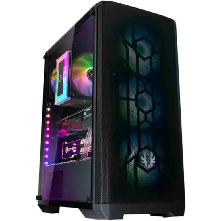 Caja/Torre BitFenix Nova Mesh SE ARGB Black Cristal Templado