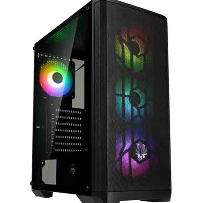 Caja/Torre BitFenix Nova Mesh SE ARGB Black Cristal Templado