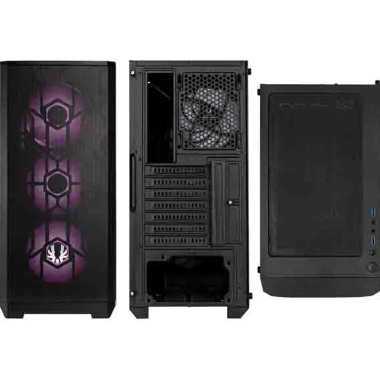 Caja/Torre BitFenix Nova Mesh SE ARGB Black Cristal Templado