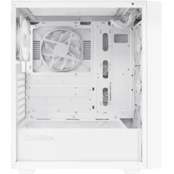 Caja/Torre Coolbox GA300 GRIDLINE ARGB Blanca