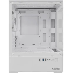Caja/Torre Coolbox GM200 Vision Lite ARGB Blanca