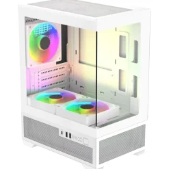 Caja/Torre COOLPC Titan Frame ARGB Blanco