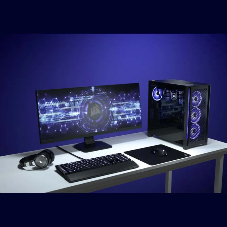 Caja/Torre Corsair 4000D Airflow Black Cristal Templado