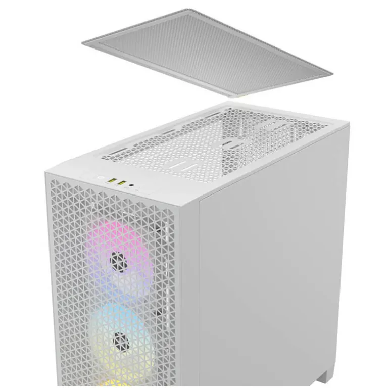 Caja/Torre Corsair 3000D RGB Airflow Blanco