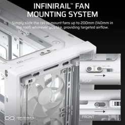 Caja/Torre Corsair FRAME 4000D RS Blanco