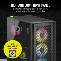 Caja/Torre Corsair iCue 4000D RGB Airflow Negro