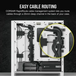 Caja/Torre Corsair iCue 4000D RGB Airflow Blanco