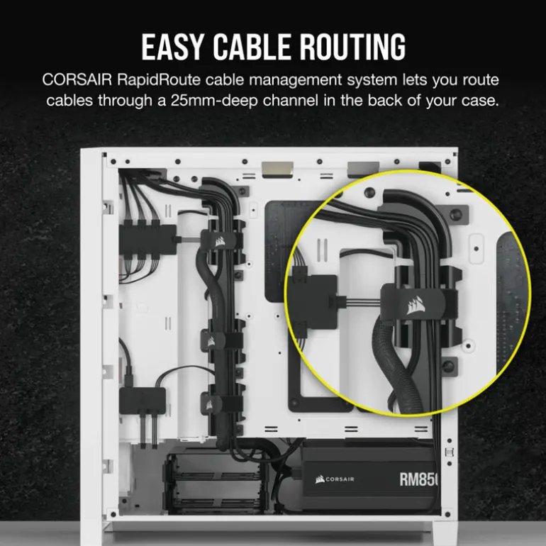 Caja/Torre Corsair iCue 4000D RGB Airflow Blanco