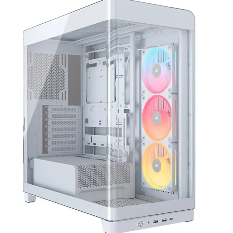 Caja/Torre Corsair iCUE LINK FRAME 4500X LX-R RGB Blanco