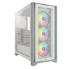 Caja/Torre Corsair iCUE 4000X RGB White Cristal Templado