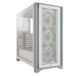 Caja/Torre Corsair iCUE 4000X RGB White Cristal Templado