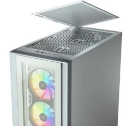 Caja/Torre Corsair iCUE 4000X RGB White Cristal Templado