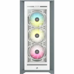 Caja/Torre Corsair iCUE 5000X RGB White Cristal Templado
