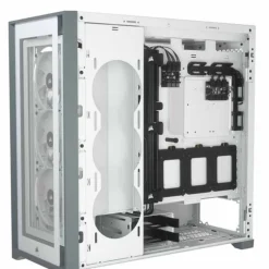 Caja/Torre Corsair iCUE 5000X RGB White Cristal Templado