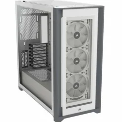 Caja/Torre Corsair iCUE 5000X RGB White Cristal Templado