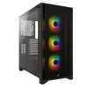 Caja/Torre Corsair iCUE 4000X RGB Black Cristal Templado
