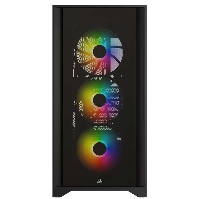 Caja/Torre Corsair iCUE 4000X RGB Black Cristal Templado