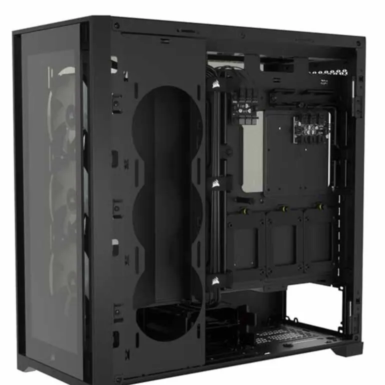 Caja/Torre Corsair iCUE 5000X RGB Black Cristal Templado