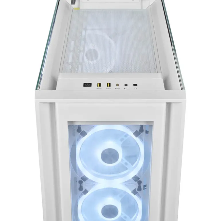 Caja/Torre Corsair iCUE 5000X RGB QL Edition Blanco