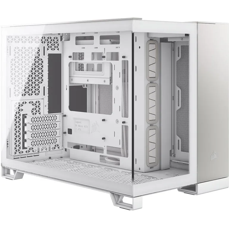 Caja/Torre Corsair 2500X Blanco/Gris Aluminio