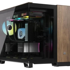 Caja/Torre Corsair 2500X Negro/Nogal