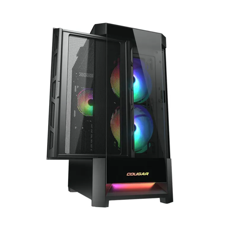 Caja/Torre Cougar Duoface RGB Negro