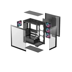Caja/Torre DeepCool CG580 4F Negro