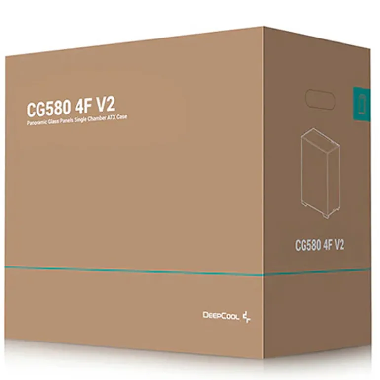 Caja/Torre DeepCool CG580 4F V2 ARGB Negro