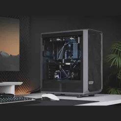 Caja/Torre Fractal Design Meshify 2 Compact Gray Cristal Templado Light Tint