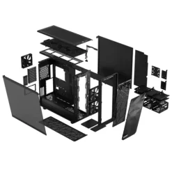 Caja/Torre Fractal Design Meshify 2 XL Black Light Cristal Templado