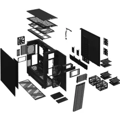 Caja/Torre Fractal Design Define 7 XL Negro Panel Lateral Insonorizado