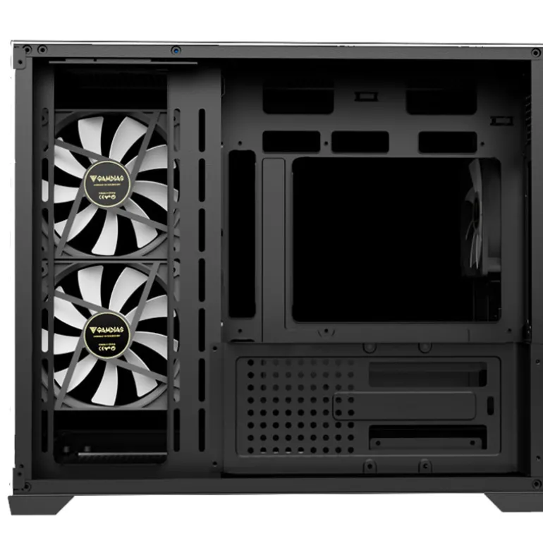 Caja/Torre Gamdias Aura GC10M ARGB Negro