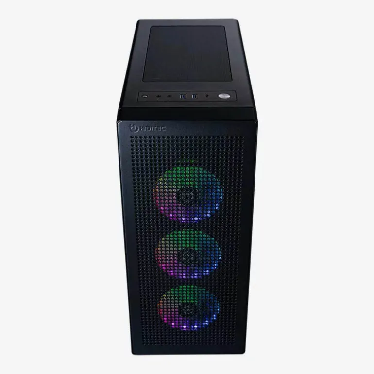 Caja/Torre Hiditec H1 Air ARGB Negro