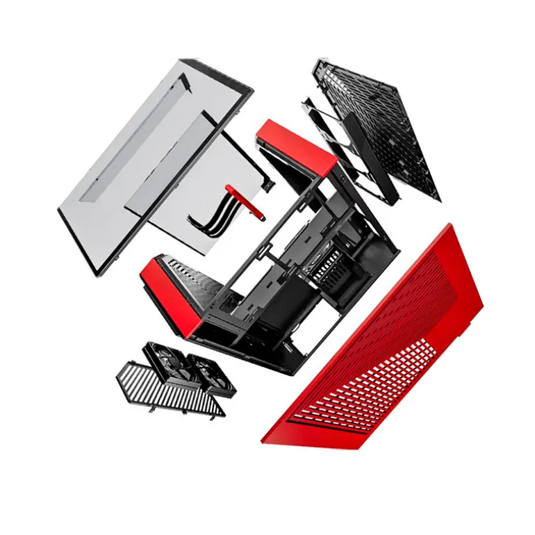 Caja/Torre Hyte Y60 Rojo