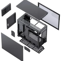 Caja/Torre Jonsbo D31 Mesh Screen Negro