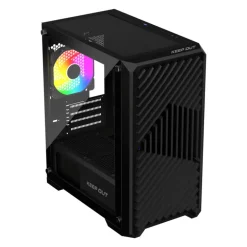 Caja/Torre Keep Out XC-220 Glass ARGB Negro