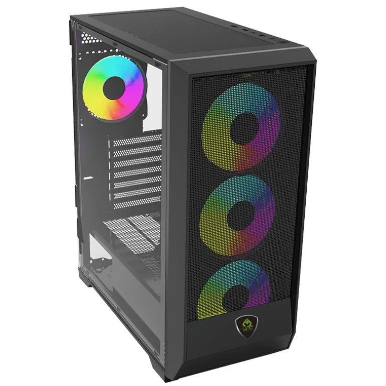 Caja/Torre Keep Out XC-501 Mesh ARGB Negro