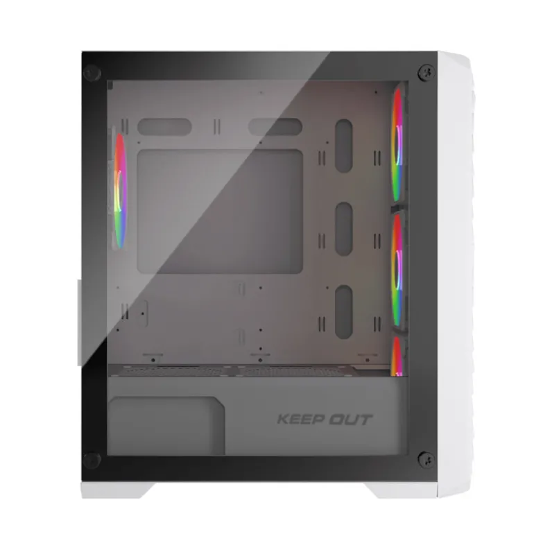 Caja/Torre Keep Out XC-220W Glass ARGB Blanco