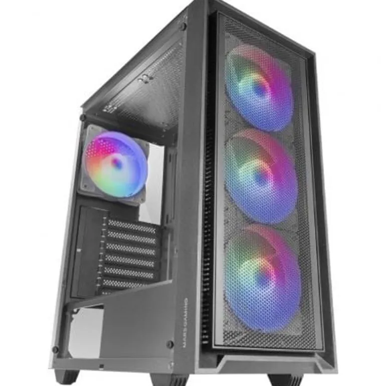Caja/Torre Mars Gaming MC-AIR FRGB Negro