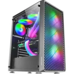Caja/Torre Mars Gaming MC-F Mesh Negro