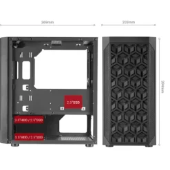 Caja/Torre Mars Gaming MCMesh Blanco