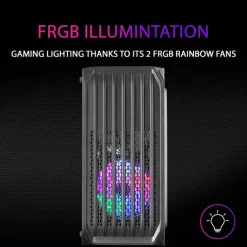 Caja/Torre Mars Gaming MC-S2 FRGB Negro