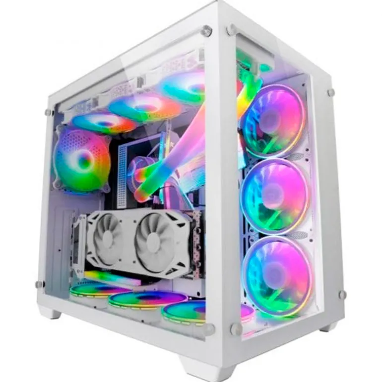 Caja/Torre Mars Gaming MCV3 Premium XXL Blanco