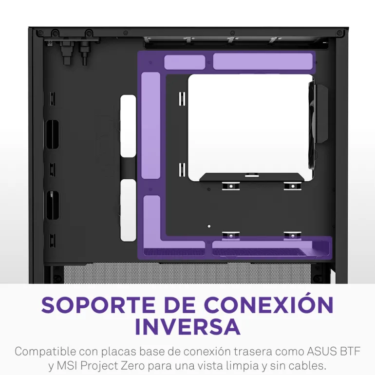 Caja/Torre NZXT H3 Flow (2025) mATX Negro
