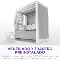 Caja/Torre NZXT H3 Flow (2025) mATX Blanco