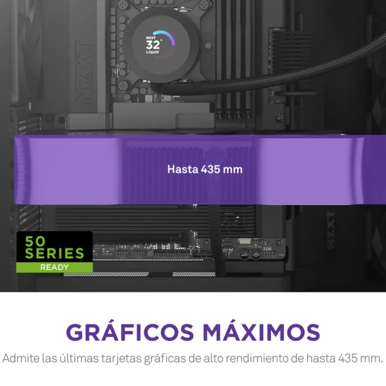 Caja/Torre NZXT H9 Flow (2025) Negro